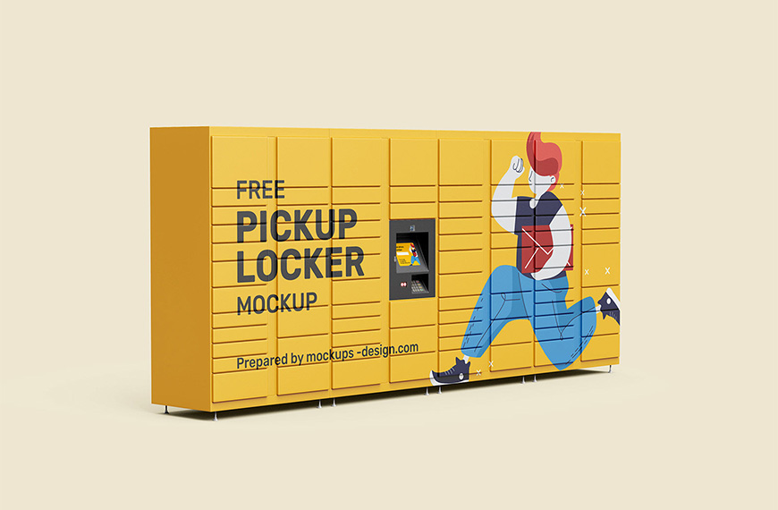 Pickup Locker Mockup